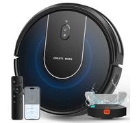 Robot Vacuum Cleaner with Mop,5000PA Strong Suction robotic Vacuums,3 in 1 Robot Hoover with Auto Carpet Boost,Self-Charging, Alexa/App/WiFi for Pet Hair Hard Floor