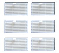 Robot Vacuum Filter Replacement, Washable Hepa Style Filters, Filter Paper, White, 6 Pack, Compatible with R117 Robot Vacuum Cleaner for Home with
