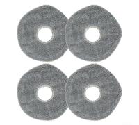Robot Vacuum for Mop Pads for Eufy for x9 Pro Hard Floor Cleaning(4 PACK) | Soft microfiber material, protects hardwood floors, scratch-free cleaning, gray color, gentle on surfaces