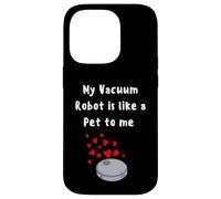 Robot Vacuum funny pet lover house cleaner cute robot pet Case for iPhone 14 Pro