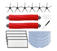 Robot Vacuum Parts. Compatible for Roborock S7 S7+, S7 Plus S7 Maxv S7 Pro S7 Maxv Ultra Vacuum Cleaner Main Side Brushes HEPA Filters Mop Cloth.