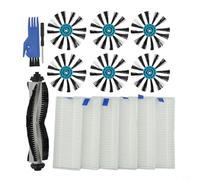 Robot Vacuum Parts For Bissell, For SpinWave Hard Floor Wet Dry 3115 For EV675 Plastic Main Side Brush Filter Wipe Accessories Kit