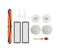 Robot Vacuum Parts Package. Compatible For Xiaomi STYTJ06ZHM Compatible For Mijia Self Cleaning Robot Vacuum Mop Pro Hepa Filter Main Side Brush Mop Cloth Vacuum Cleaner Accessories (Color : AS Shown