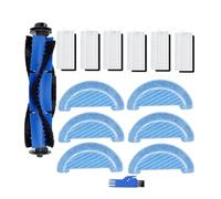 Robot Vacuum Replacement Spare Parts Accessories，Main Side Brush，Hepa Filter，Mop Rag，Compatible For Cecotec Conga 1090 1790 Titanium Ultra (Color : Set 13)