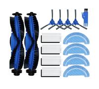 Robot Vacuum Replacement Spare Parts Accessories，Main Side Brush，Hepa Filter，Mop Rag，Compatible For Cecotec Conga 1090 1790 Titanium Ultra (Color : Set 6)