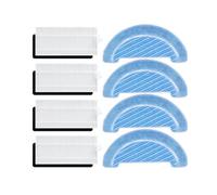 Robot Vacuum Replacement Spare Parts Accessories,Main Side Brush,Hepa Filter,Mop Rag,Compatible For Cecotec Conga 1090 1790 Titanium Ultra (Color : Set 9)