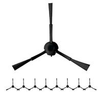 Robot Vacuum Side Brush for Xiaomi for MIJIA B116 X20 PLUS, 4/6/8 Pack Solid Black Replacement Nylon Brushes(8pcs)