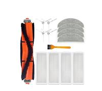Robot Vacuum Spare Parts Accessories，Main Side Brush，Hepa Filter，Mop Rag Cloth，Compatible For Redroad G10 / Compatible For Viomi Alpha 3 VXVC25 (Color : 4pcs)