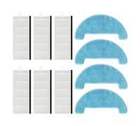 Robot Vacuum Spare Parts，Main Side Brush，Hepa Filter，Mop Rag，Strainer Brush Cover，Compatible For GUTREND STYLE 220 / Compatible For Polaris PVCR 0735 (Color : Set 13)