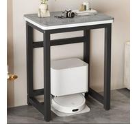 Robot Vacuum Stand - Freestanding Storage for Robotic Cleaners Household & Kitchen nizer Dual/Simple Design (Black 70cm/27.5in) - Maximize Space & Efficiency