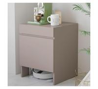 Robot Vacuum Stand with Doors for Easy Water Access Perfect for Living Room Bedroom KitchenGrey Sto Solut