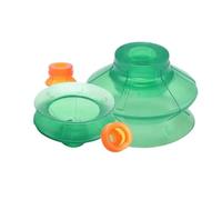 Robot vacuum suction cup industrial pneumatic double layer SPB1-10 15 20 25 30 40 50 60 80PU(Dark Green)