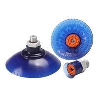 Robot Vacuum Suction Cup SAXM-20/30/40/50/60/80 ED-G1/4 Strong Polyurethane(Royal Blue)