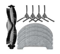 Robot Vacuums Roller Main Brush， Side Brush， Mop Cloths Rag。Compatible For Deenkee D40 。 Replacement Accessory Spare Part (Color : Set K)