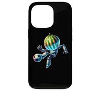 Robot Watermelon Head Soccer Football Dribbling Kick Case for iPhone 13 Pro