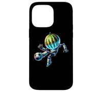 Robot Watermelon Head Soccer Football Dribbling Kick Case for iPhone 14 Pro Max