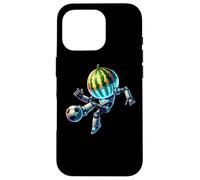 Robot Watermelon Head Soccer Football Dribbling Kick Case for iPhone 16 Pro