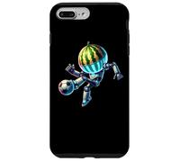 Robot Watermelon Head Soccer Football Dribbling Kick Case for iPhone 7 Plus/8 Plus