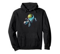 Robot Watermelon Head Soccer Football Dribbling Kick Pullover Hoodie