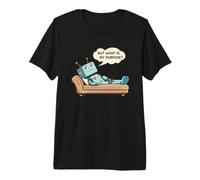 Robot What is My Purpose Funny Existential AI Humor Premium T-Shirt