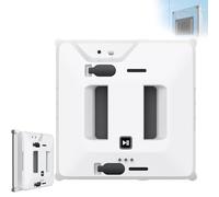 Robot Window Cleaner - Smart Auto Glass Cleaning Robot with 3000Pa Suction, Remote Control, and Power Failure Protection - Double-sided Water Spray, 3 Cleaning Modes for Home and Office