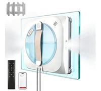 Robot Window Cleaner with Automatic Spray System, 8000Pa Suction Window Cleaning Robot with App and Remote Control, 4 Smart Modes, 150 ml Tank for Glass Doors and Smooth Surfaces