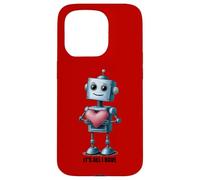 Robot with a Big Heart, Graphic Case for iPhone 15 Pro