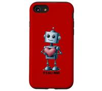 Robot with a Big Heart, Graphic Case for iPhone SE (2020) / 7/8