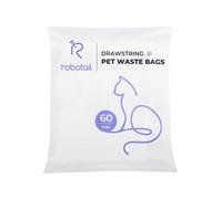 Robotail Cat Litter Bags Accessories, 60 Count Dispenser Pack Custom Fit Liners for Robotail C32/C42 Self Cleaning Cat Litter Box, Replacement Bags for Self-Cleaning Litter Boxes