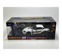 Robotech Roy Focker Figure and 2020 Toyota Supra 1:24 Scale Jada 33682 253255052