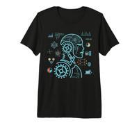 Roboter Technik AI Deep Learning - Electrical Engineering Robotics Premium T-Shirt