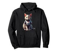 Robotic Cat Lover Cyborg AI Robot Dystopian Cats Pullover Hoodie