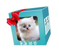 Robotic Cat Plush Toy with Realistic Motion and Tow Rope for Toddlers