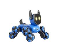 Robotic Dog - Intelligent Learning Pet, Interactive Dance Puppy | Toy Robot Walking Control, Eight Wheel Movement Feature, Smart Electronic Puppy Companion, Creative