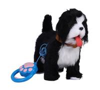 Robotic Dog - Plush Barking Wagging Tail Puppy Toy, Realistic Animal Companion, Battery Operated Design | Puppy Robot Kids Girls Adults Home Play Birthday Party Nursery Interactive Plush Pet Toy Gift