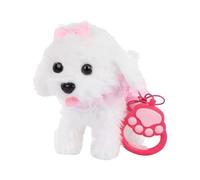 Robotic Dog Realistic Pet, Ai Realistic Robot Puppy, Walking, Barking, Tail Wagging, Touch Control, Interactive Plush Toys for 2-8 Year Old Boys Girls Presents