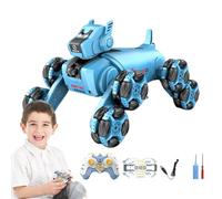 Robotic Dog, Robotic Dogs for Kids | Dogons Remote -Controlled Robots 8WD - RC Toys, Robotic Animals, Electronic Animals with Music and Light