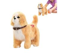Robotic Dog Toy - 22x20x10 Cm Interactive Puppy Plush, Soft Stuffed Animal, Barks Walks Wags Tail Nods, Educational Fun Companion | Home Travel Bedroom Garden Yard Indoor Classroom Holiday Birthday Gi