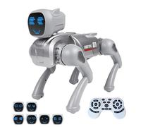 Robotic Dogs for Kids | Remote Control App Control Figures | LED Face Stunt Robot Dog Toys,for Kids Girls Home Travel Indoor Classroom Playground Garden Birthday Children's Day