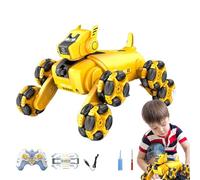 Robotic Dogs - Innovative 8WD Stunt Robot Creature, Advanced RC Car Entertainment, Digital Electronic Pet Model | Engaging Motion Driven Activity For Families With Vivid Sound Illumination Appeal, St