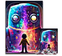 Robotic Dreams Jigsaw Puzzle 1000 Pieces Impossible Jigsaw Puzzles for Adults Perfect for Teenagers & Collectors, Ideal Home Decor & Travel Gift 26X38CM/10.23x14.96inch