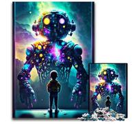 Robotic Dreams Jigsaw Puzzles for Adults, 1000 Piece Puzzles for Adults Challenging Brain Teaser for Teenagers, Family Fun Interactive Game 26X38CM/10.23x14.96inch