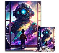 Robotic Dreams Jigsaw Puzzles for Adults, 1000 Piece Puzzles for Adults Challenging Brain Teaser for Teenagers, Family Fun Interactive Game 26X38CM/10.23x14.96inch
