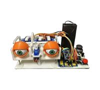 Robotic Eye DIY Kit Animatronic Eyes for AI Projects, Fully Assembled with Programming Software, 7.87x3.94x3.94inch