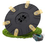 Robotic Lawnmower Accessories, 6 Blade Discs Compatible with Gardena Sileno Minimo & Flymo Easilife Go & Husqvarna Automower Aspire Robotic Lawnmower, Garden Mower, Weeding