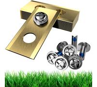 Robotic Lawnmower Blades Compatible with Worx Landroid, Titanium Carbide Robotic Lawnmower Blade, Durable Lawnmower Replacement Blades, Pack of 30
