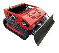 Robotic Lawnmower with Snow Shovel, Gas-Electric Hybrid, 7.5hp, Remote Controlled Mower for Lawns up to 1500m², 45° Slope Capability