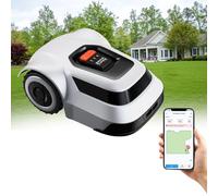 Robotic Lawnmower with Wifi/Bluetooth/App Control - 1000m² Robot Lawn Mower with Boundary Wire, 45% Slope Auto Mapping, Rechargeable & Waterproof