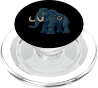 Robotic Mammoth Cartoon Cyber Prehistoric Creature PopSockets PopGrip for MagSafe