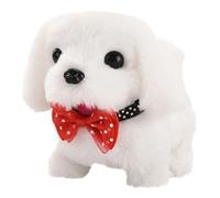 Robotic Plush Puppy, Electronic Stuffed Animal, Soft Toy with Interactive Features, Soft Plush Animal Toy, Nap Buddy with Cute Look, Dog Figure for Living Room and Bedroom